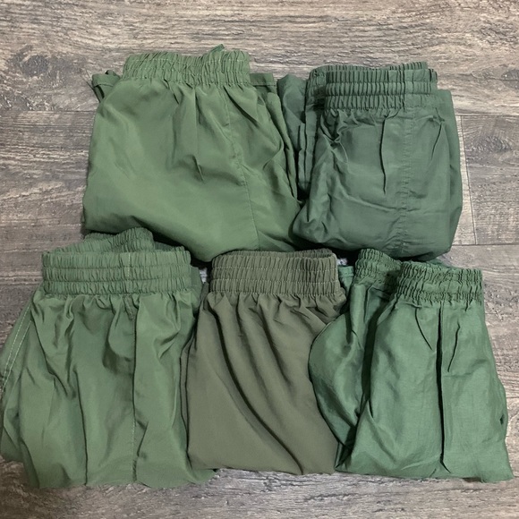 USMC Running Shorts (Green Silkies) - Picture 5 of 5